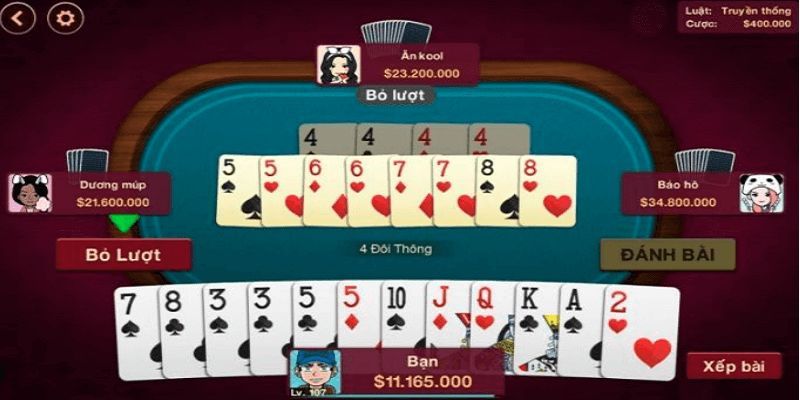 4 đôi thông chặt được gì, có chặt được tứ quý